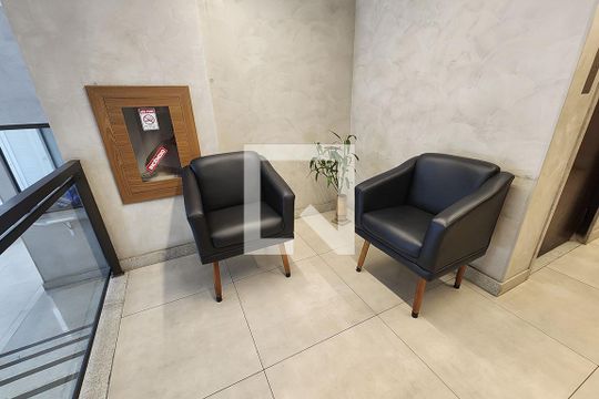 Recepção de apartamento à venda com 1 quarto, 31m² em Botafogo, Rio de Janeiro