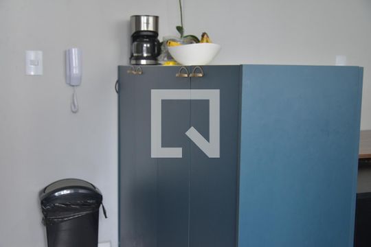 Cozinha de apartamento à venda com 2 quartos, 39m² em Santa Maria, Santo André