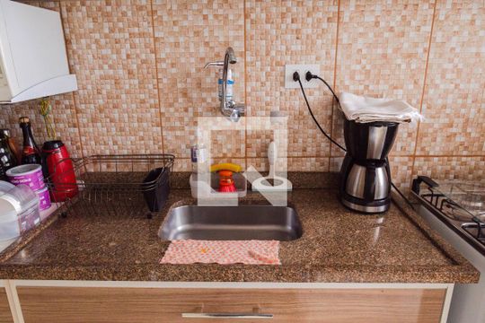 Cozinha - pia de apartamento à venda com 2 quartos, 66m² em Jardim Iporanga, Guarulhos