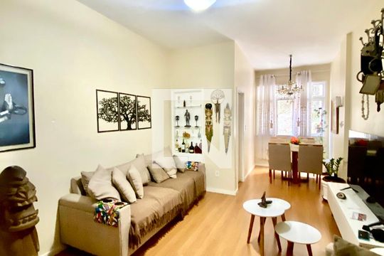 Sala de apartamento à venda com 2 quartos, 76m² em Rocha, Rio de Janeiro
