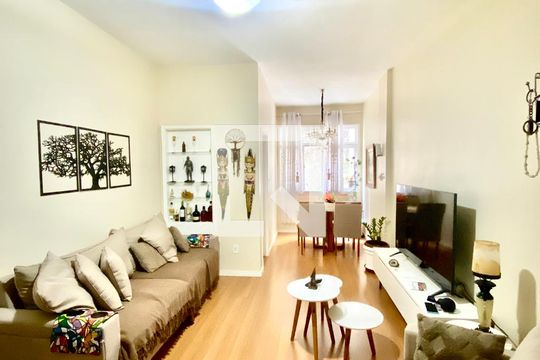 Sala de apartamento à venda com 2 quartos, 76m² em Rocha, Rio de Janeiro