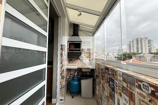 Varanda da Sala de apartamento à venda com 3 quartos, 85m² em Chácara Inglesa, São Paulo