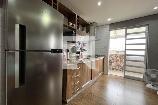 Cozinha de apartamento à venda com 3 quartos, 85m² em Chácara Inglesa, São Paulo