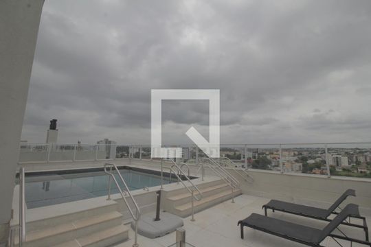 Área comum - Piscina de kitnet/studio para alugar com 1 quarto, 34m² em Marechal Rondon, Canoas