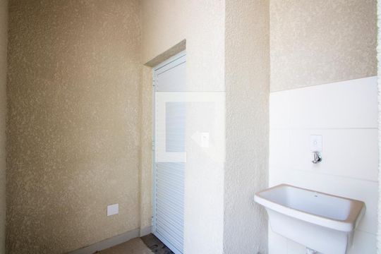Área de serviço de apartamento à venda com 2 quartos, 82m² em Vila Homero Thon, Santo André