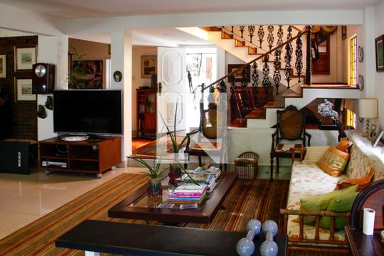 Sala 1 de casa de condomínio à venda com 4 quartos, 3590m² em Itanhangá, Rio de Janeiro