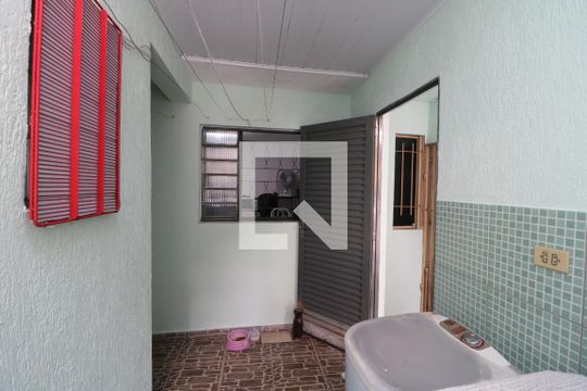 Área de Serviço de casa para alugar com 1 quarto, 50m² em Parque Cruzeiro do Sul (vila Formosa), São Paulo