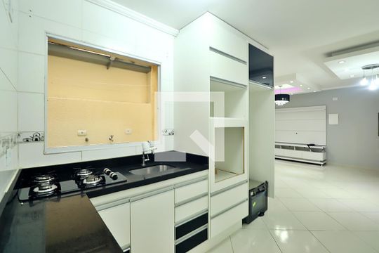 Cozinha de apartamento à venda com 2 quartos, 64m² em Vila Alto de Santo Andre, Santo André
