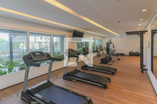 Área comum - Academia de apartamento para alugar com 1 quarto, 25m² em Butantã, São Paulo