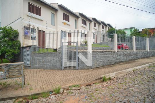 Fachada de casa de condomínio para alugar com 2 quartos, 59m² em Rincao, Novo Hamburgo