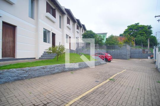 Fachada de casa de condomínio para alugar com 2 quartos, 59m² em Rincao, Novo Hamburgo