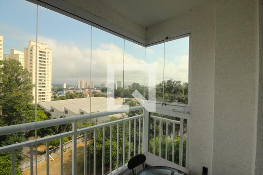 Varanda da Sala de apartamento à venda com 2 quartos, 61m² em Vila Isa, São Paulo