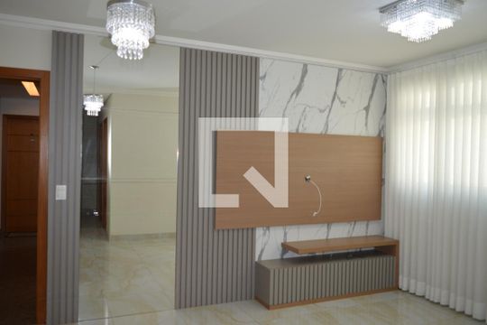 Sala de apartamento à venda com 3 quartos, 81m² em Cabral, Contagem