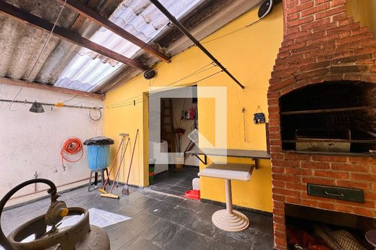 Área comum - Churrasqueira de casa à venda com 3 quartos, 203m² em Vila Humaita, Santo André