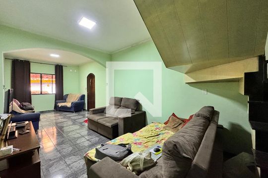 Sala de casa à venda com 3 quartos, 203m² em Vila Humaita, Santo André
