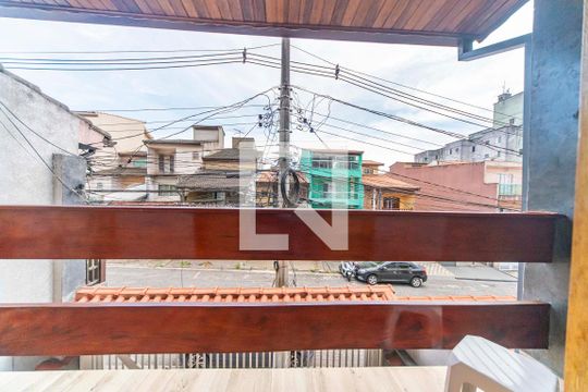 Varanda do Quarto 3 de casa à venda com 3 quartos, 156m² em Parque Sao Vicente, Santo André