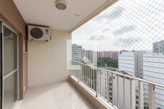 Varanda da Sala de apartamento à venda com 3 quartos, 107m² em Grajaú, Rio de Janeiro