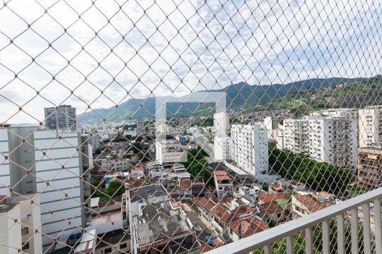 Varanda da Sala de apartamento à venda com 3 quartos, 107m² em Grajaú, Rio de Janeiro