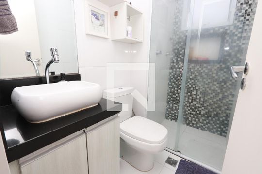Banheiro de apartamento para alugar com 2 quartos, 55m² em Vila Formosa, São Paulo
