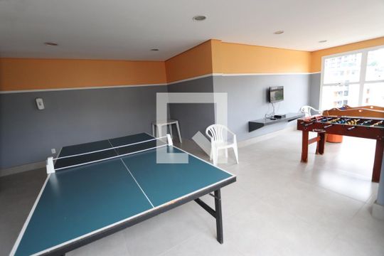 Área comum - Sala de jogos de apartamento para alugar com 2 quartos, 55m² em Vila Formosa, São Paulo