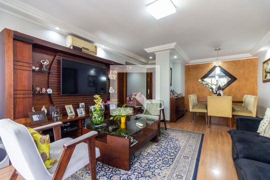 sala de apartamento para alugar com 3 quartos, 110m² em Vila Romana, São Paulo