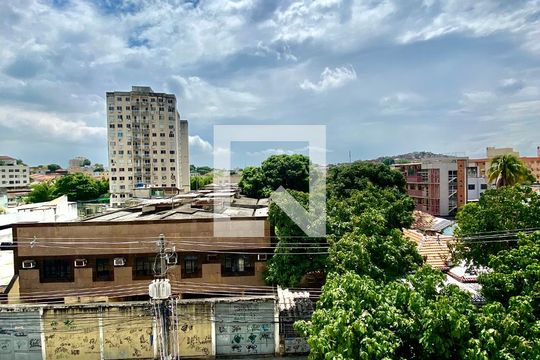 VISTA DA SALA de apartamento à venda com 2 quartos, 60m² em Cachambi, Rio de Janeiro