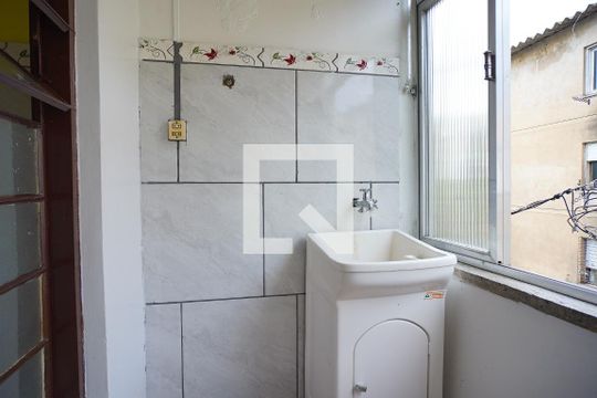 Área de serviço  de apartamento à venda com 3 quartos, 72m² em Rubem Berta, Porto Alegre