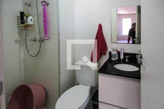 Banheiro de kitnet/studio à venda com 1 quarto, 35m² em Vila Tolstoi, São Paulo