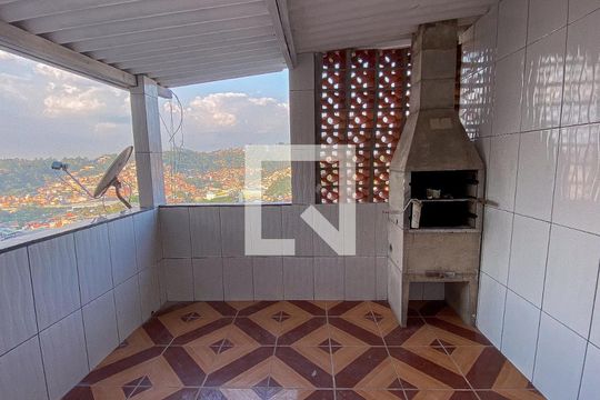 Área de Serviço - Churrasqueira de apartamento à venda com 2 quartos, 55m² em Vila Suica, Santo André