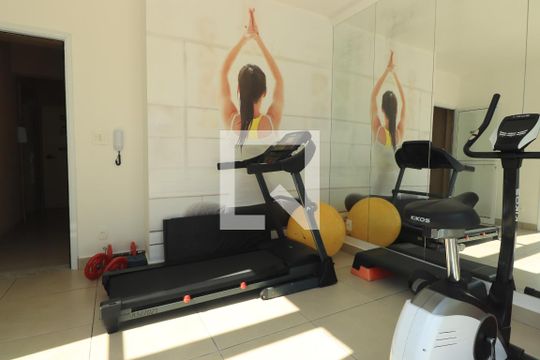 Área comum - Academia de apartamento à venda com 1 quarto, 55m² em Jardim, Santo André