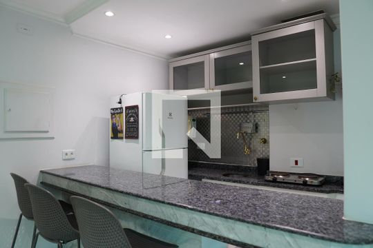 Cozinha de apartamento para alugar com 1 quarto, 39m² em Jardim Paulista, São Paulo