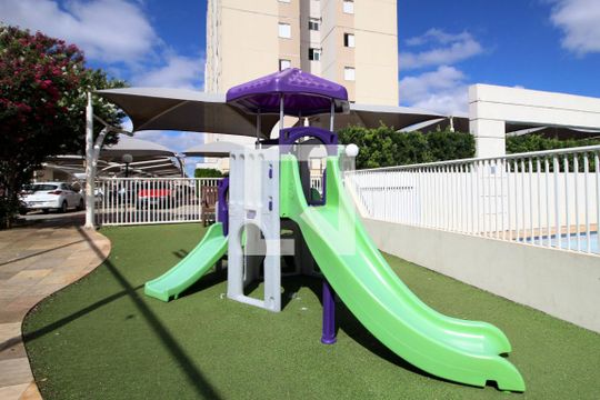 Área comum - Playground de apartamento para alugar com 2 quartos, 48m² em Wanel Ville, Sorocaba