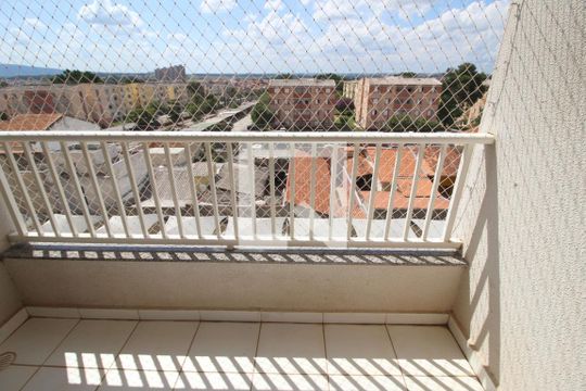 Varanda da Sala de apartamento para alugar com 2 quartos, 48m² em Wanel Ville, Sorocaba