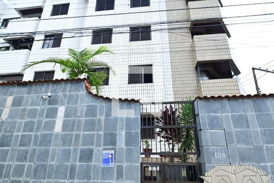 Fachada de apartamento para alugar com 1 quarto, 55m² em Caiçara, Praia Grande