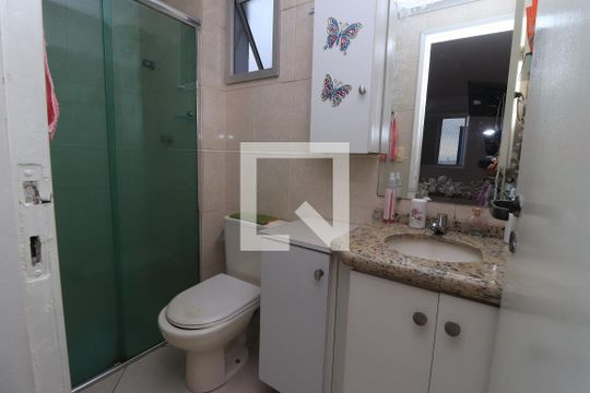 Banheiro da Suíte de apartamento à venda com 3 quartos, 77m² em Tatuapé, São Paulo