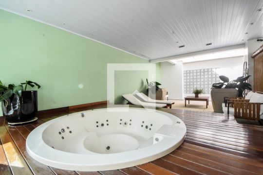 Área comum - Spa de apartamento para alugar com 1 quarto, 38m² em Santo Amaro, São Paulo