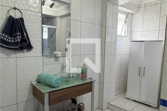 Banheiro da Suíte 1 de casa à venda com 3 quartos, 140m² em Vila Porto, Barueri
