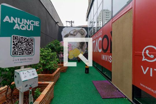 Área comum - Hortinha de kitnet/studio para alugar com 1 quarto, 41m² em Vila Cordeiro, São Paulo