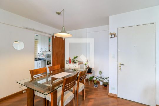 Sala de Jantar de apartamento à venda com 2 quartos, 60m² em Santo Amaro, São Paulo
