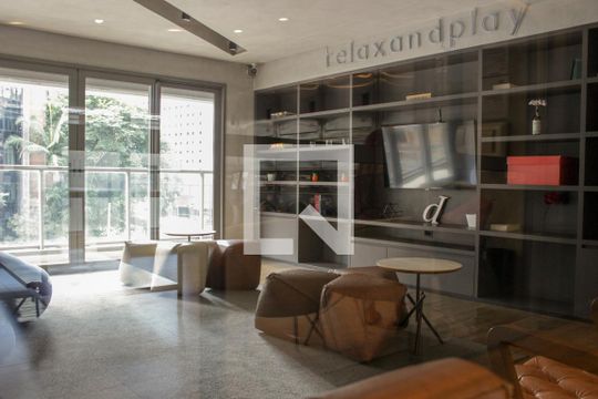 Área comum de apartamento à venda com 1 quarto, 18m² em Pinheiros, São Paulo