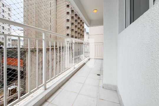 Varanda da Sala de apartamento à venda com 2 quartos, 54m² em Liberdade, São Paulo