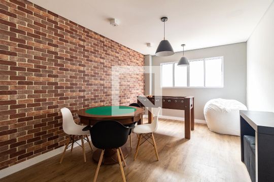 Área comum de apartamento à venda com 1 quarto, 64m² em Vila Moraes, São Paulo