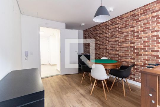 Área comum de apartamento à venda com 1 quarto, 64m² em Vila Moraes, São Paulo