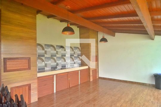 Área comum - Churrasqueira de casa de condomínio à venda com 3 quartos, 124m² em Harmonia, Canoas