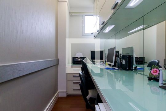 Escritório de apartamento à venda com 3 quartos, 205m² em Vila Gertrudes, São Paulo