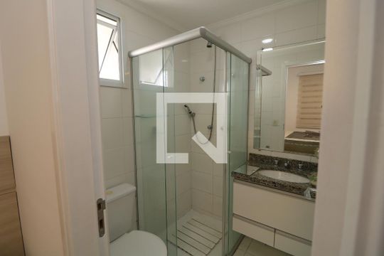 Banheiro da Suíte de apartamento para alugar com 3 quartos, 72m² em Vila Prudente, São Paulo