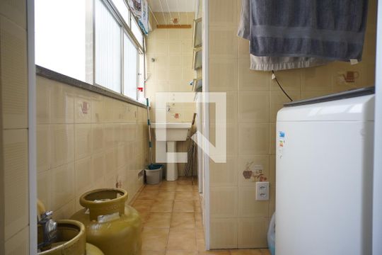 Área de servico de apartamento à venda com 3 quartos, 105m² em Cristo Redentor, Porto Alegre