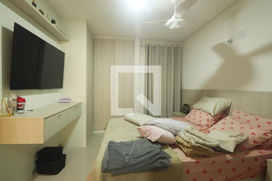 Suíte 1 - Quarto 1 de casa de condomínio à venda com 2 quartos, 120m² em Vila Príncipe de Gales, Santo André