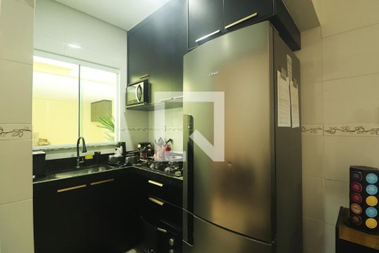 Cozinha de casa de condomínio à venda com 2 quartos, 120m² em Vila Príncipe de Gales, Santo André