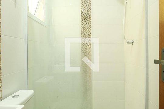 Suíte 1 - Banheiro do Quarto 1 de casa de condomínio à venda com 2 quartos, 120m² em Vila Príncipe de Gales, Santo André